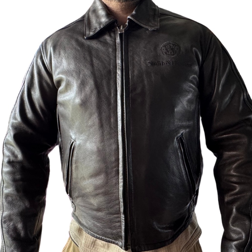 Smith & Wesson Thinsulste Biker Leather Jacket
